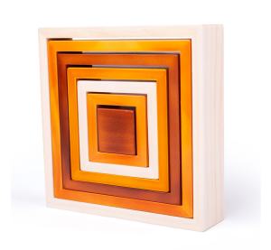 Bigjigs Toys Wooden Folding Squares